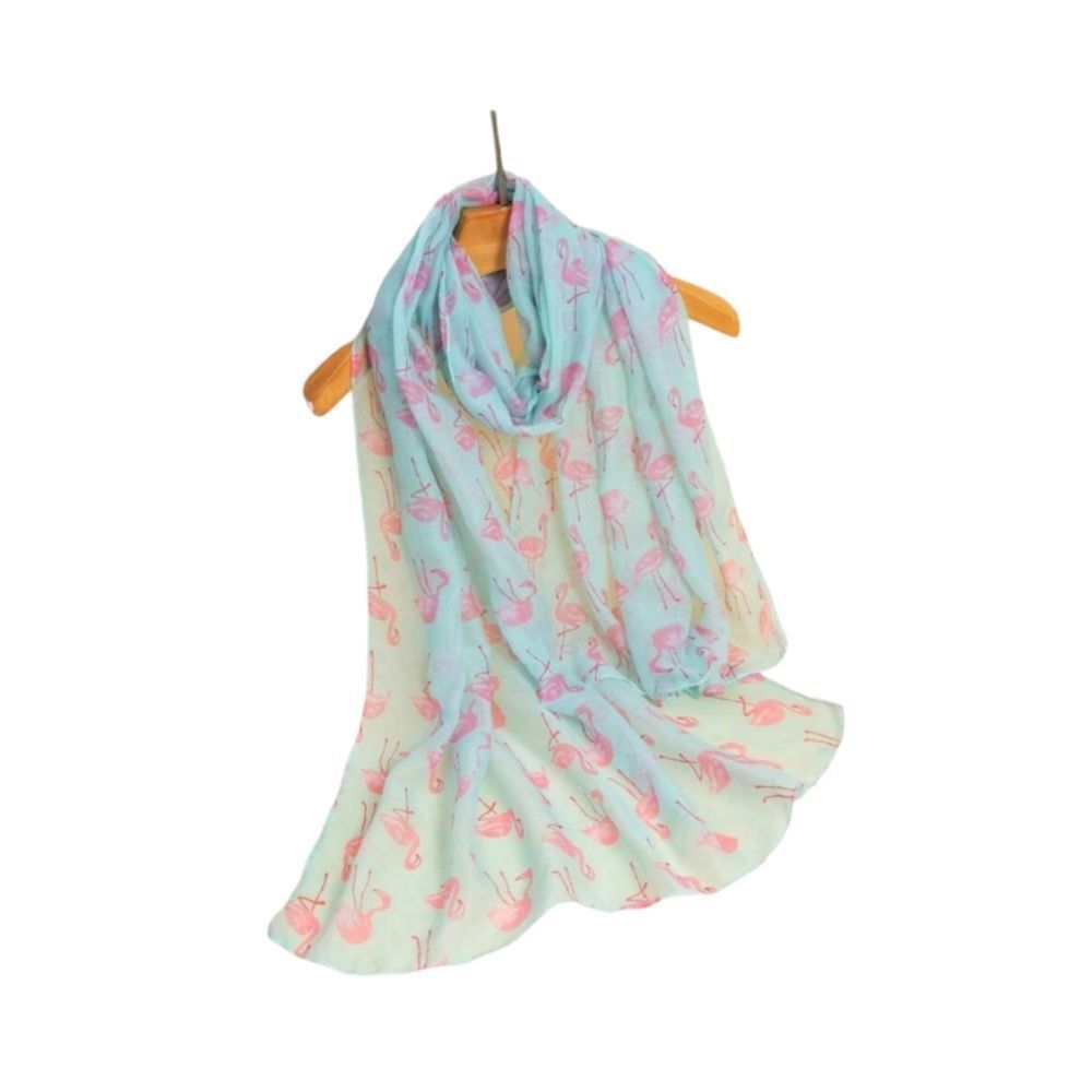 **SOLD**Flamingo 🦩 Pattern Scarf - Picture 7 of 7